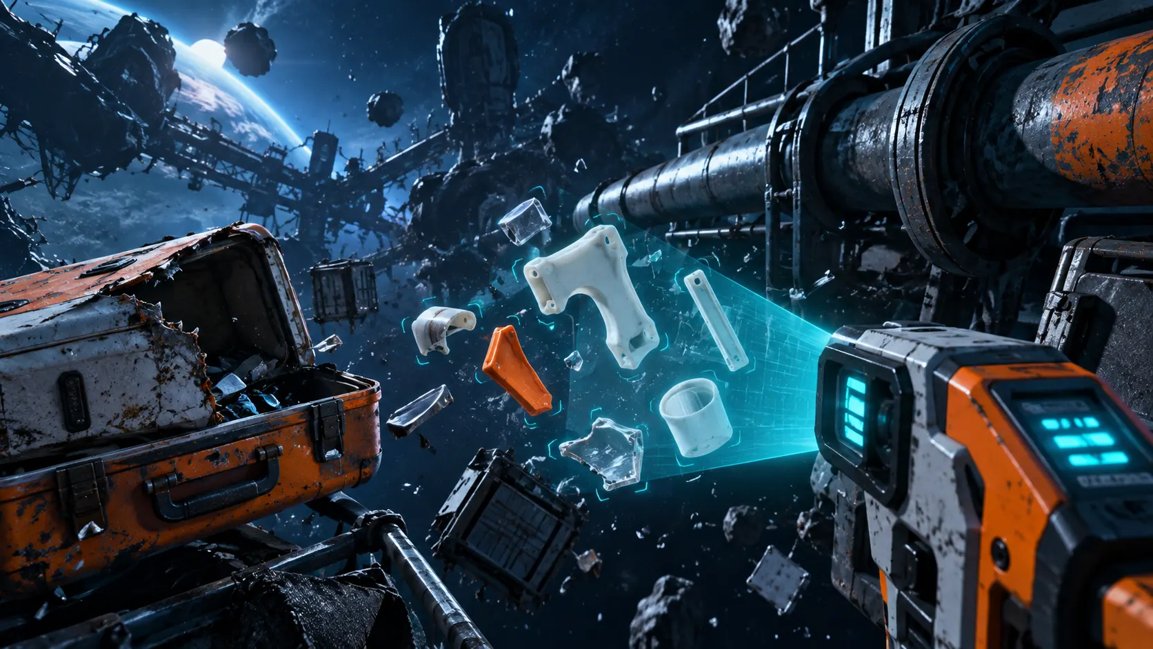 Where to find plastic in Breathedge 2 guide artwork
